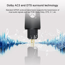 EMK 90 Degree Swivel Adjustable Right Angled 360 Degrees Rotatable Pulg Nylon Woven Mesh Optical Audio Cable, Cable Length:2m(Orange)