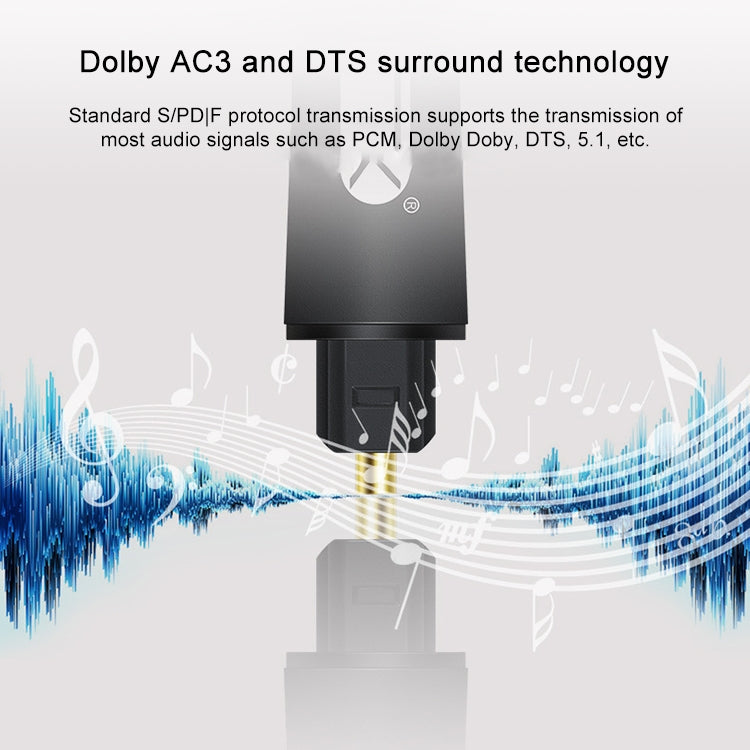 EMK 90 Degree Swivel Adjustable Right Angled 360 Degrees Rotatable Pulg Nylon Woven Mesh Optical Audio Cable, Cable Length:2m(Orange)