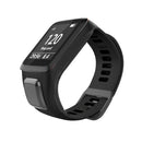 For Tomtom 2 / 3 Universal Silicone Watch Band(Black)