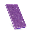 For Samsung Galaxy Note 9 Ultrathin Glitter Magnetic Horizontal Flip Leather Case with Holder & Card Slots(Purple)