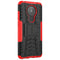 For Nokia 5.3 Tire Texture Shockproof TPU + PC Protective Case with Holder(Red)