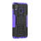 For Huawei Honor 9X Lite Tire / Honor 8X Texture Shockproof TPU + PC Protective Case with Holder(Purple)