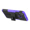 For Huawei Honor 9X Lite Tire / Honor 8X Texture Shockproof TPU + PC Protective Case with Holder(Purple)