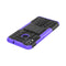 For Huawei Honor 9X Lite Tire / Honor 8X Texture Shockproof TPU + PC Protective Case with Holder(Purple)