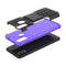 For Huawei Honor 9X Lite Tire / Honor 8X Texture Shockproof TPU + PC Protective Case with Holder(Purple)