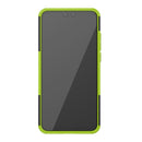For Huawei Honor 9X Lite / Honor 8X Tire Texture Shockproof TPU + PC Protective Case with Holder(Green)