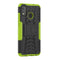 For Huawei Honor 9X Lite / Honor 8X Tire Texture Shockproof TPU + PC Protective Case with Holder(Green)
