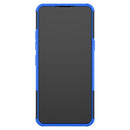 For LG K41S / K51S Tire Texture Shockproof TPU + PC Protective Case with Holder(Blue)