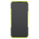 For LG K41S / K51S Tire Texture Shockproof TPU + PC Protective Case with Holder(Green)