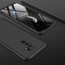 For Xiaomi Redmi 9 GKK Three Stage Splicing Full Coverage PC Protective Case(Black)