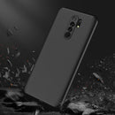 For Xiaomi Redmi 9 GKK Three Stage Splicing Full Coverage PC Protective Case(Black)