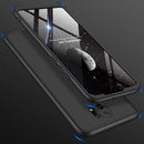 For Xiaomi Redmi 9 GKK Three Stage Splicing Full Coverage PC Protective Case(Black)