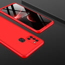 For Samsung Galaxy A21s GKK Three Stage Splicing Full Coverage PC Protective Case(Red)