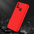 For Samsung Galaxy A21s GKK Three Stage Splicing Full Coverage PC Protective Case(Red)