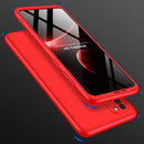 For Samsung Galaxy A21s GKK Three Stage Splicing Full Coverage PC Protective Case(Red)