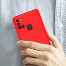 For Samsung Galaxy A21s GKK Three Stage Splicing Full Coverage PC Protective Case(Red)