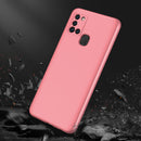 For Samsung Galaxy A21s GKK Three Stage Splicing Full Coverage PC Protective Case(Rose Gold)