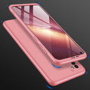 For Samsung Galaxy A21s GKK Three Stage Splicing Full Coverage PC Protective Case(Rose Gold)