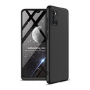 For Samsung Galaxy A31 GKK Three Stage Splicing Full Coverage PC Protective Case(Black)