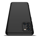 For Samsung Galaxy A31 GKK Three Stage Splicing Full Coverage PC Protective Case(Black)