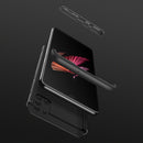 For Samsung Galaxy A31 GKK Three Stage Splicing Full Coverage PC Protective Case(Black)