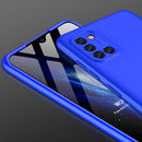 For Samsung Galaxy A31 GKK Three Stage Splicing Full Coverage PC Protective Case(Blue)