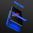 For Samsung Galaxy A31 GKK Three Stage Splicing Full Coverage PC Protective Case(Blue)
