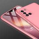 For Samsung Galaxy A31 GKK Three Stage Splicing Full Coverage PC Protective Case(Rose Gold)