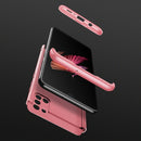For Samsung Galaxy A31 GKK Three Stage Splicing Full Coverage PC Protective Case(Rose Gold)