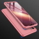 For Samsung Galaxy A31 GKK Three Stage Splicing Full Coverage PC Protective Case(Rose Gold)