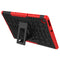 For Lenovo Tab M10 Plus TB-X606F Tire Texture Shockproof TPU+PC Protective Case with Holder(Red)