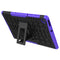 For Lenovo Tab M10 Plus TB-X606F Tire Texture Shockproof TPU+PC Protective Case with Holder(Purple)