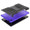 For Lenovo Tab M10 Plus TB-X606F Tire Texture Shockproof TPU+PC Protective Case with Holder(Purple)