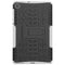 For Lenovo Tab M10 Plus TB-X606F Tire Texture Shockproof TPU+PC Protective Case with Holder(White)