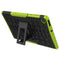 For Lenovo Tab M10 Plus TB-X606F Tire Texture Shockproof TPU+PC Protective Case with Holder(Green)