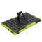For Lenovo Tab M10 Plus TB-X606F Tire Texture Shockproof TPU+PC Protective Case with Holder(Green)