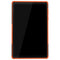 For Lenovo Tab M10 Plus TB-X606F Tire Texture Shockproof TPU+PC Protective Case with Holder(Orange)