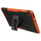 For Lenovo Tab M10 Plus TB-X606F Tire Texture Shockproof TPU+PC Protective Case with Holder(Orange)
