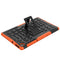 For Lenovo Tab M10 Plus TB-X606F Tire Texture Shockproof TPU+PC Protective Case with Holder(Orange)