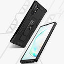 For Samsung Galaxy Note10+ Soldier Armor Shockproof TPU + PC Magnetic Protective Case with Holder(Gold)