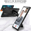 For Samsung Galaxy Note20 Ultra Soldier Armor Shockproof TPU + PC Magnetic Protective Case with Holder(Silver)