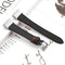 For Fitbit Charge 4 / 3 Top-grain Leather + 316L Stainless Steel Watch Band, Size:Small Code(Black)