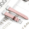 For Fitbit Charge 4 / 3 Top-grain Leather + 316L Stainless Steel Watch Band, Size:Small Code(Pink)