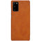 For Samsung Galaxy Note 20 NILLKIN QIN Series Crazy Horse Texture Horizontal Flip Leather Case with Card Slot(Brown)