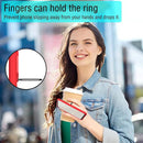 For Xiaomi Redmi 9C Carbon Fiber Protective Case with 360 Degree Rotating Ring Holder(Red)