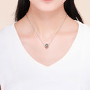 S925 Sterling Silver 26 English Letter Beads DIY Bracelet Necklace Accessories, Style:M