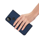 For Xiaomi Redmi 9C DUX DUCIS Skin Pro Series Horizontal Flip PU + TPU Leather Case, with Holder & Card Slots(Blue)
