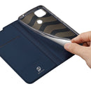 For Xiaomi Redmi 9C DUX DUCIS Skin Pro Series Horizontal Flip PU + TPU Leather Case, with Holder & Card Slots(Blue)