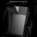 For Samsung Galaxy Note 20 Thunderbolt Shockproof TPU Protective Soft Case(Black)