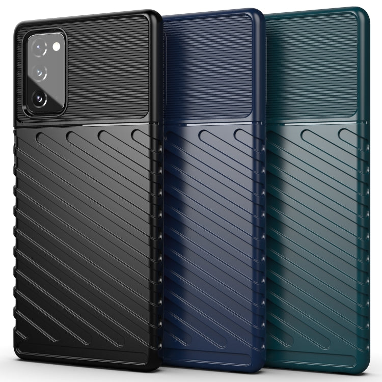 For Samsung Galaxy Note 20 Thunderbolt Shockproof TPU Protective Soft Case(Black)